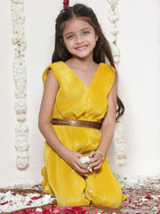 Girls' Yellow Jumpsuit