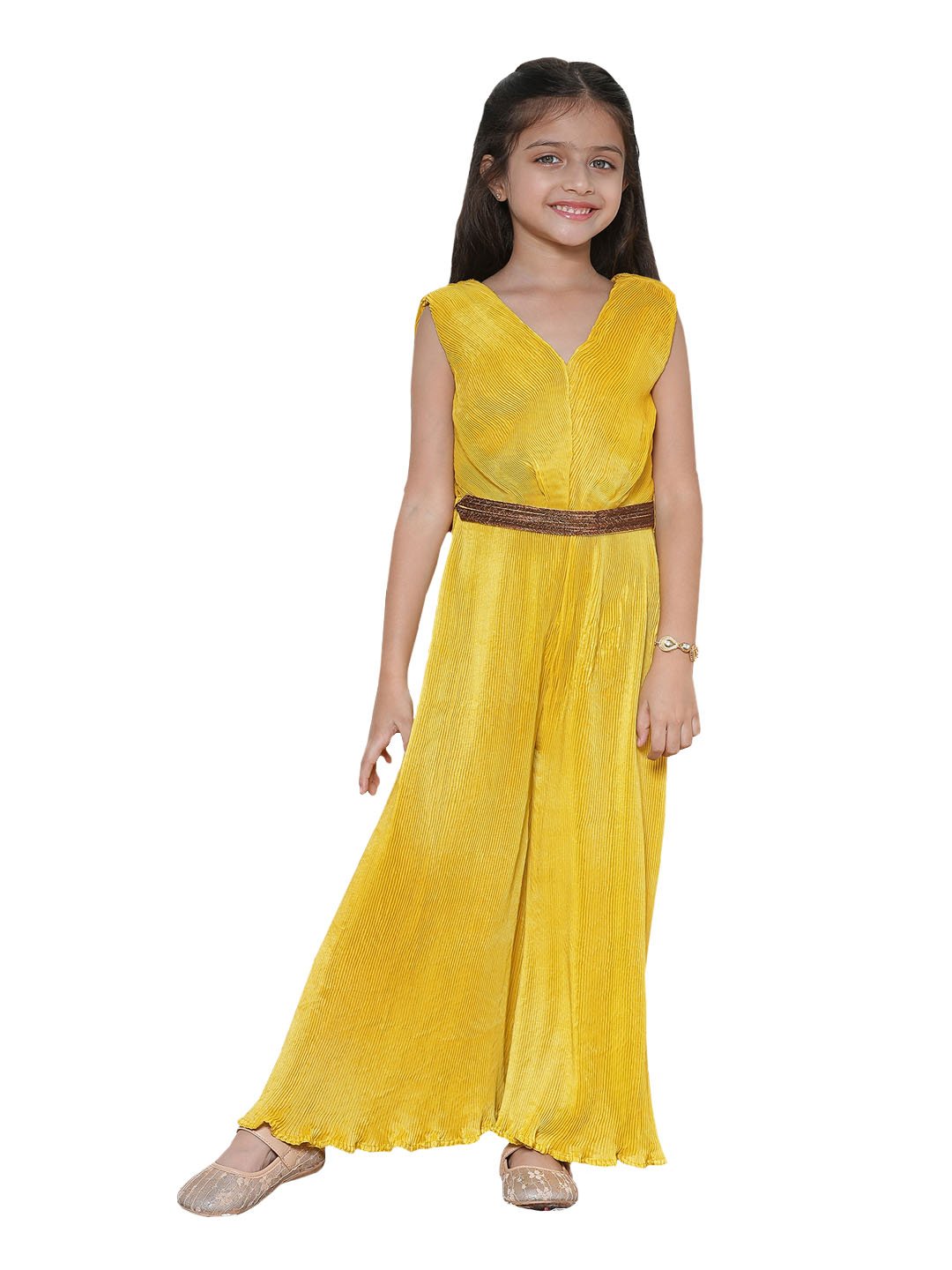 Girls' Yellow Jumpsuit