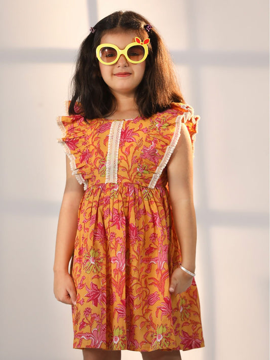 Girls' Mustard Dress