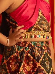 Girls' Multi Color Lehenga Set