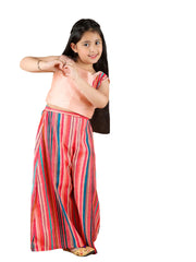 Girls Multicolor Palazzo Set