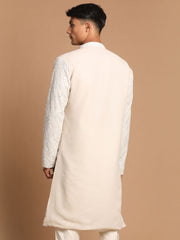 Men's Grey Georgette Kurta