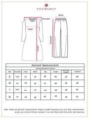 WOMEN'S TIE UP DETAIL KURTA WITH COTTON PANT SET