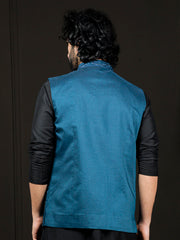 Men's Silk Blend Nehru Jacket