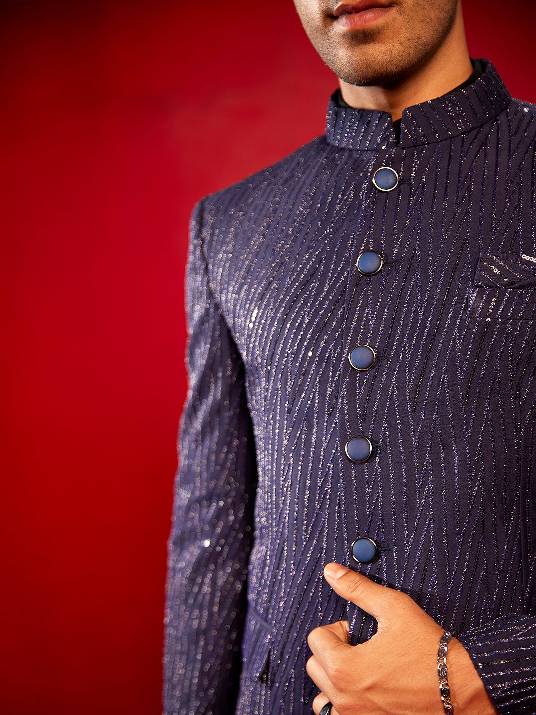 Men's Silk Blend Jodhpuri