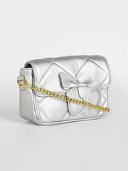 Women's The Quilted Butterfly Shoulder Bag - Chalice Silver