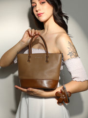 Women's The Basket Hand Bag - Chocolate Brown