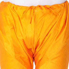 Men's Orange Silk Blend Pyjama