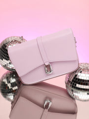 Women's The Hanging Buckle Sling Bag - Nude Pink