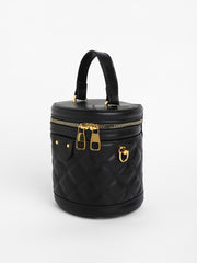 Women's The Quilted Bucket Bag - Midnight Black