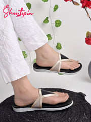 Shoetopia Stylish & Comfortable Black Flats For Women & Girls