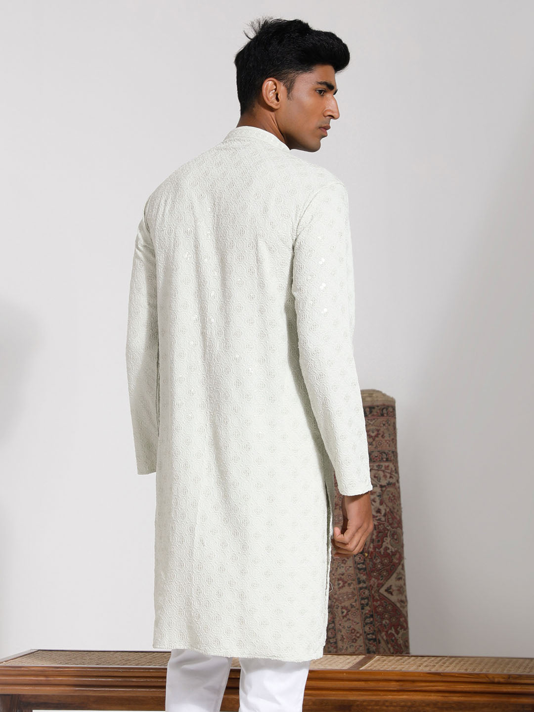 Men's Pista Rayon Kurta