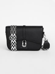 Women's The Hanging Buckle Sling Bag - Midnight Black