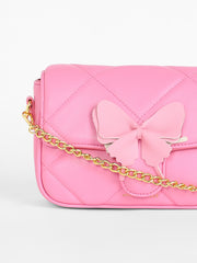 Women's The Quilted Butterfly Shoulder Bag - Barbie Pink