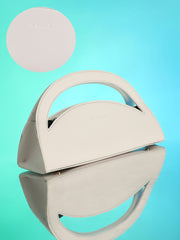 Women's The Mezzaluna Hand Bag - Ivory White