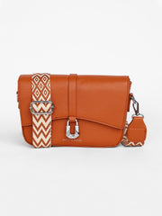 Women's The Hanging Buckle Sling Bag - Terracotta Brown