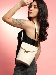 Women's The Monogram Sling Bag - Ivory White