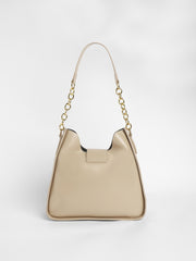 Women's The Monogram Shoulder Bag - Ivory White