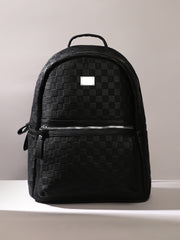 Women's The Checkered Curve Backpack - Onyx Black