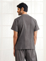 Men's Mud Cotton Short Kurta