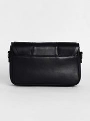 Women's The Ruched Sling Bag - Midnight Black