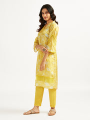 Women's Yellow Kurta Set