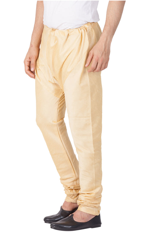 Men's Gold Silk Blend Pyjama