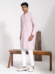 Men's Onion Rayon Kurta And Pyjama Set