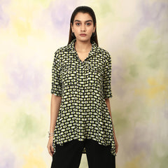 Geometric Classic Collared Shirt