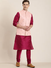 Men's Pink Nehru Jacket