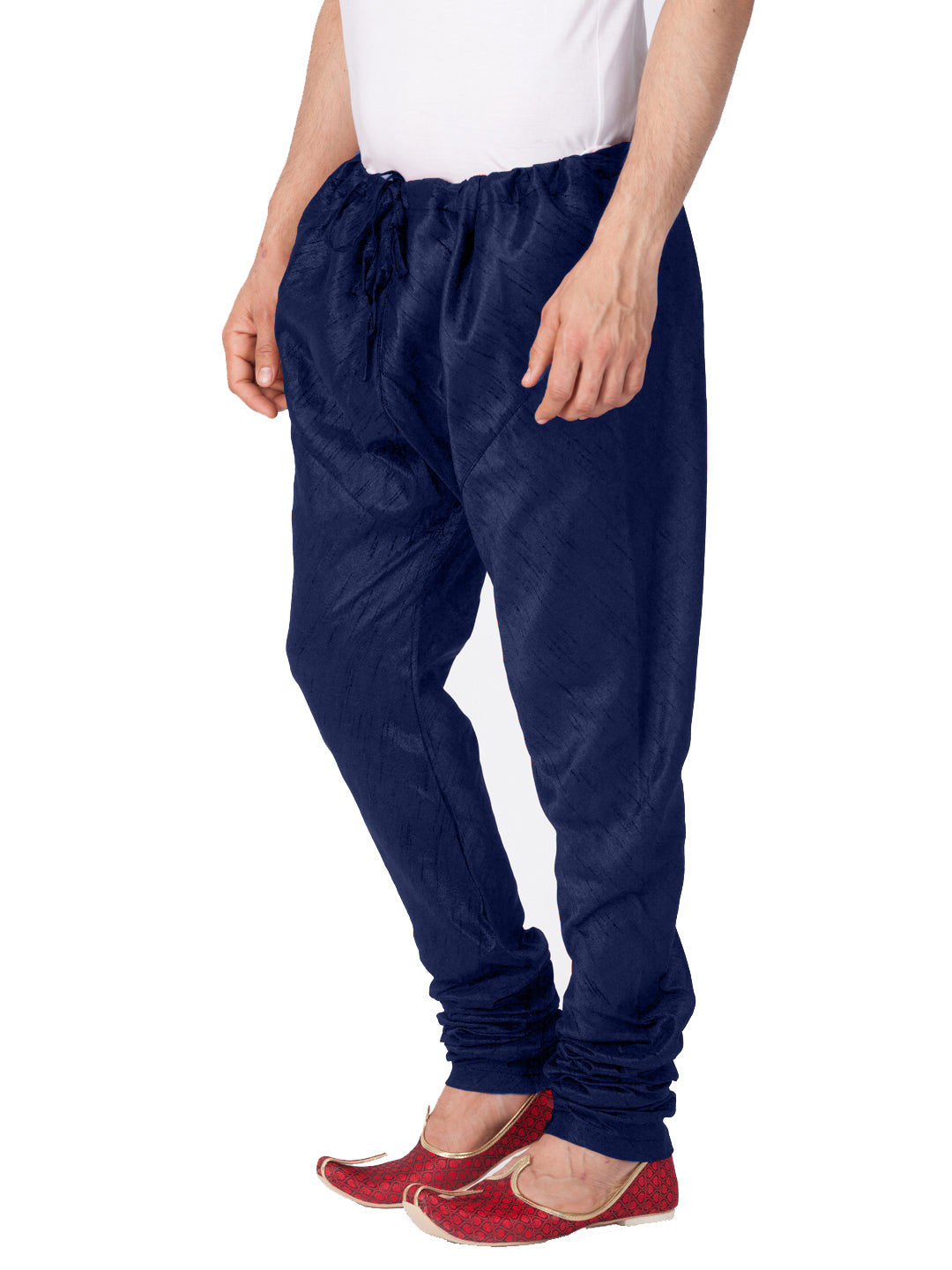 Men's Blue Silk Blend Pyjama