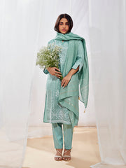 Women's Mint Green Kurta Set