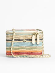 Women's The Straw Box Bucket Bag - Multicolour