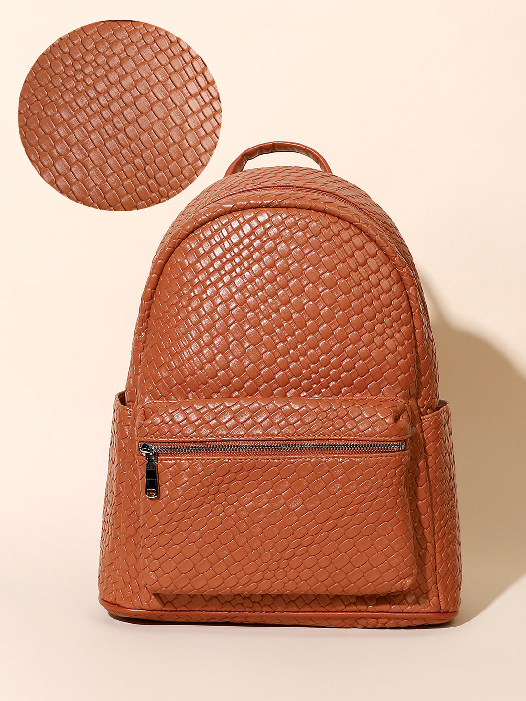 Women's The Weave Curve Backpack - Sienna Brown