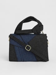 Women's The Denim Sash Hand Bag - Navy Blue