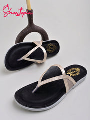 Shoetopia Stylish & Comfortable Black Flats For Women & Girls