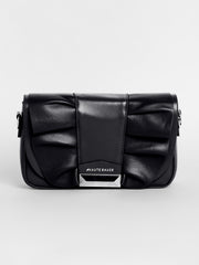 Women's The Ruched Sling Bag - Midnight Black