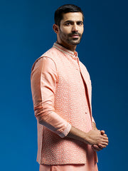 Men's Pink - Nehru Jacket