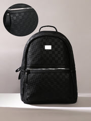 Women's The Checkered Curve Backpack - Onyx Black