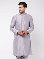 Men's LavAnder Silk Blend Kurta