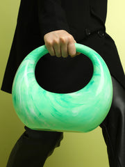 Women's The Sculptural Hand Bag - Light Green