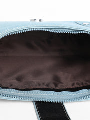 Women's The Denim Shoulder Bag - Light Blue