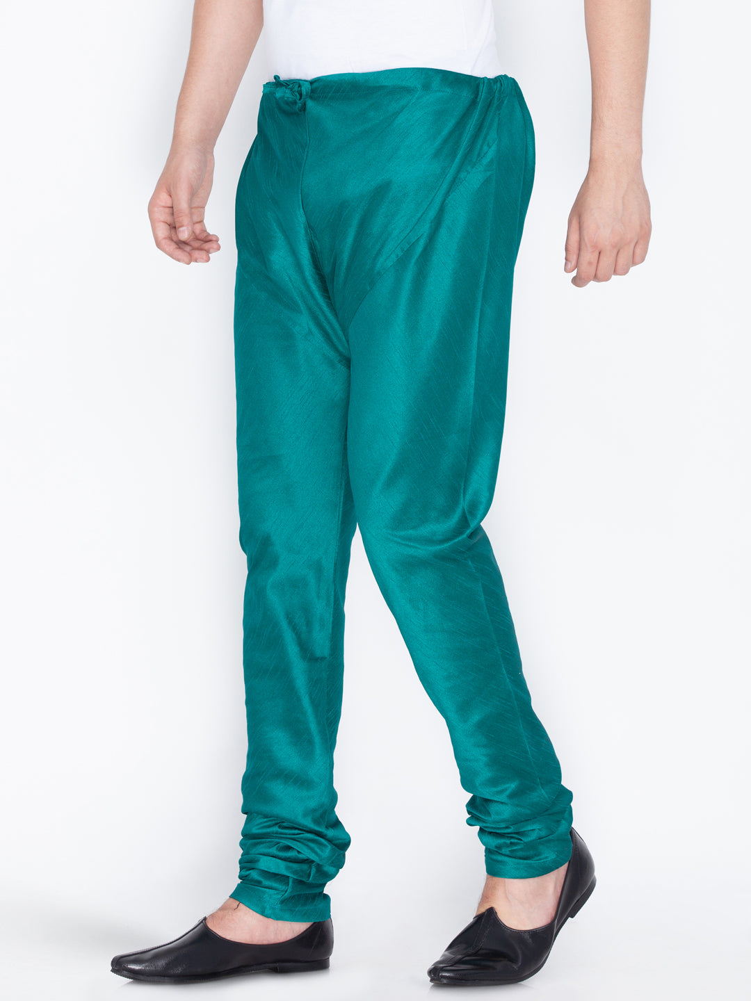 Men's Green Silk Blend Pyjama