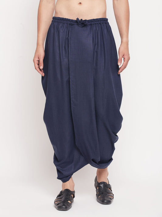 Men's Navy Blue Dhoti