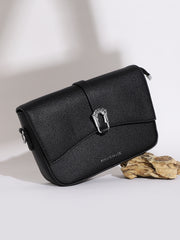 Women's The Hanging Buckle Sling Bag - Midnight Black