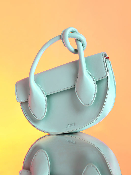 Women's The Hanging Knot Hand Bag - Powder Blue