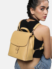 Women's The Buckle Flap Backpack - Pale Yellow