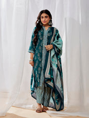 Women's Green Kurta Set