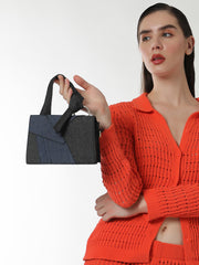 Women's The Denim Sash Hand Bag - Navy Blue