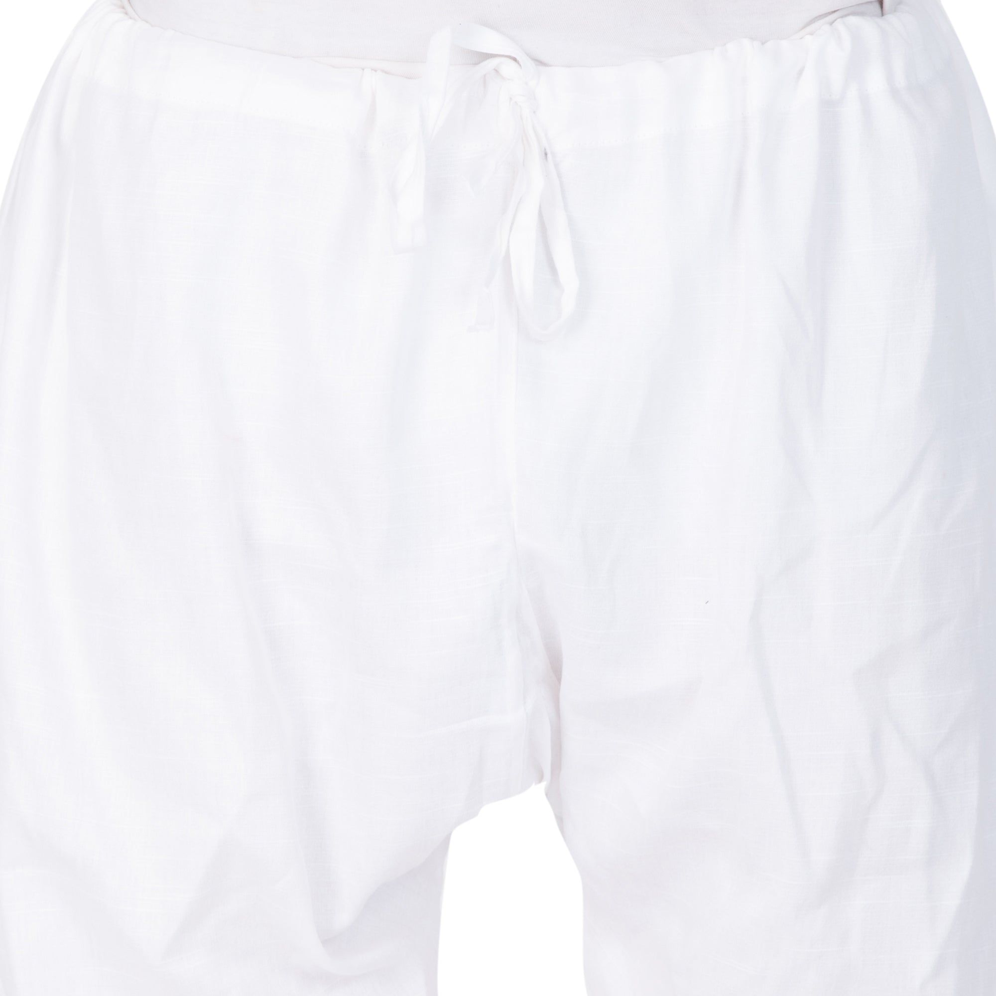 Men's White Pure cotton Pyjama